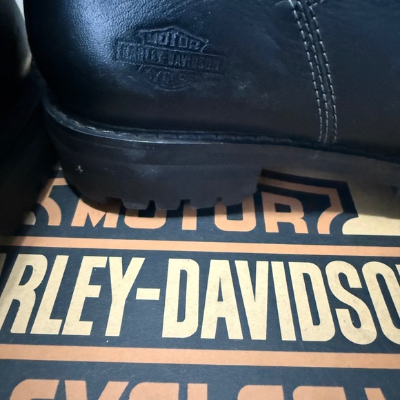 Harley-Davidson Black Leather Women's Boots - Picture 2 of 4